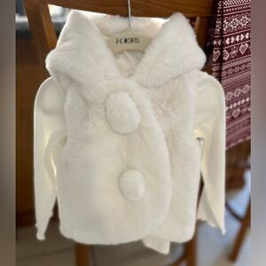 Faux Fur 3 piece legging set by Issac Mizrahi. Size-24 months